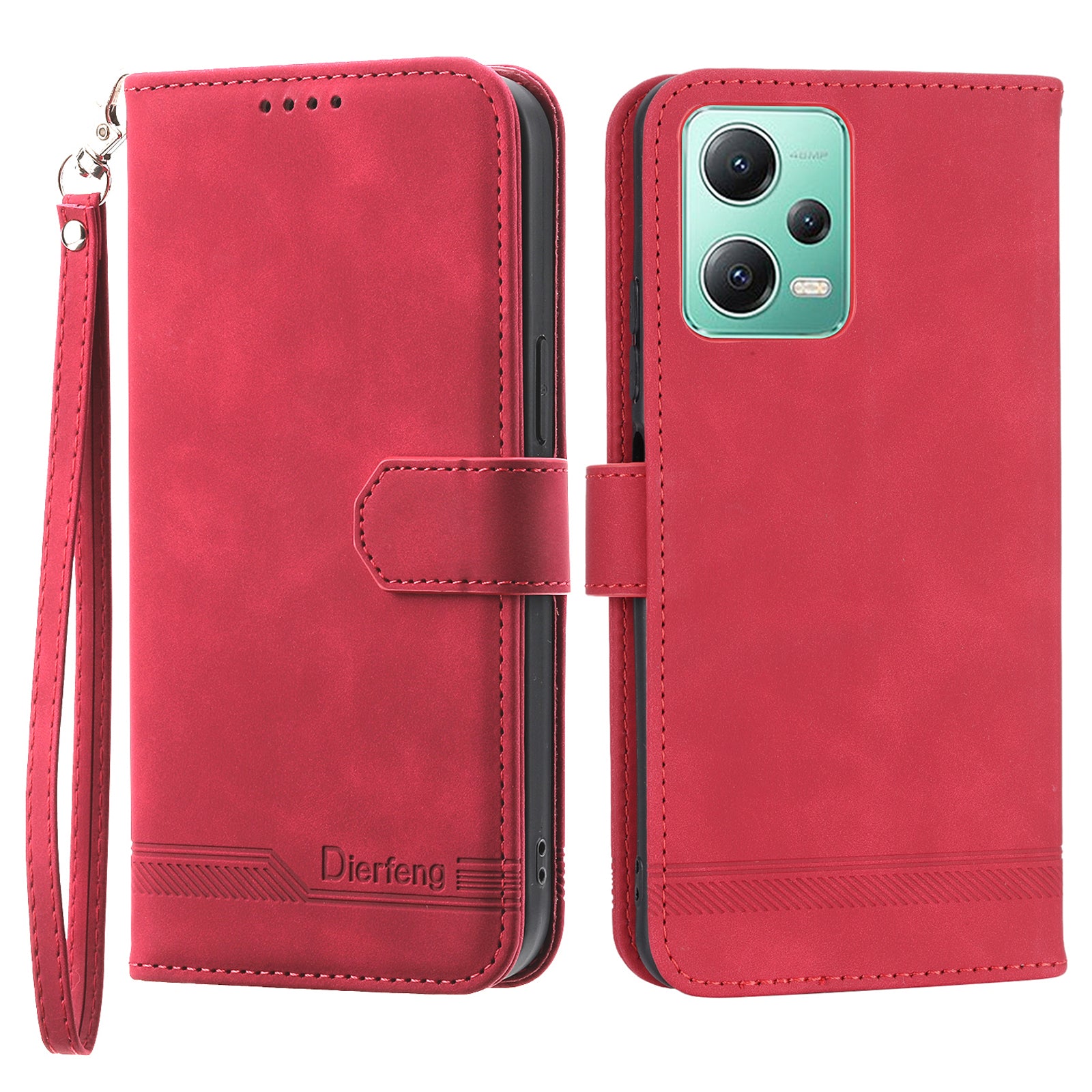 DIERFENG DF-03 Phone Case for Xiaomi Poco X5 5G Redmi Note 12 5G (Global) (India) (China) Lines Imprinted Folding Stand Leather Wallet Cover DIERFENG DF-03 Phone Case for Xiaomi Poco X5 5G Redmi Note 12 5G (Global) (India) (China) Lines Imprinted Folding Stand Leather Wallet Cover